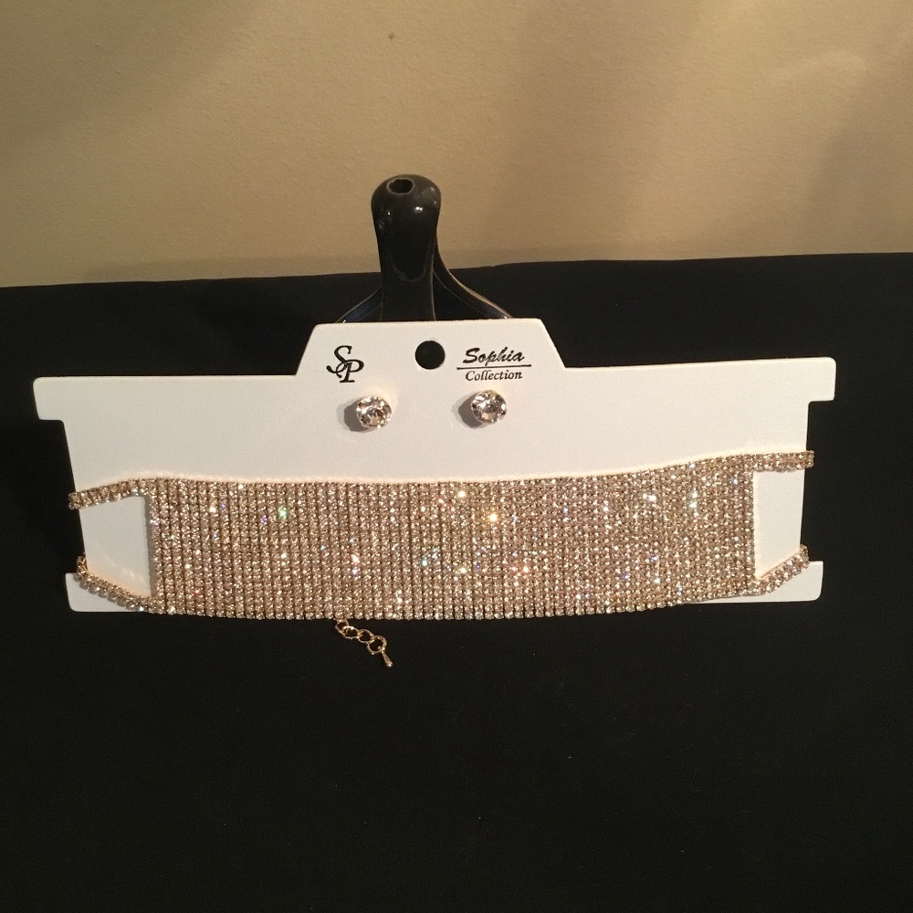Sophia Collection Bling Chocker set